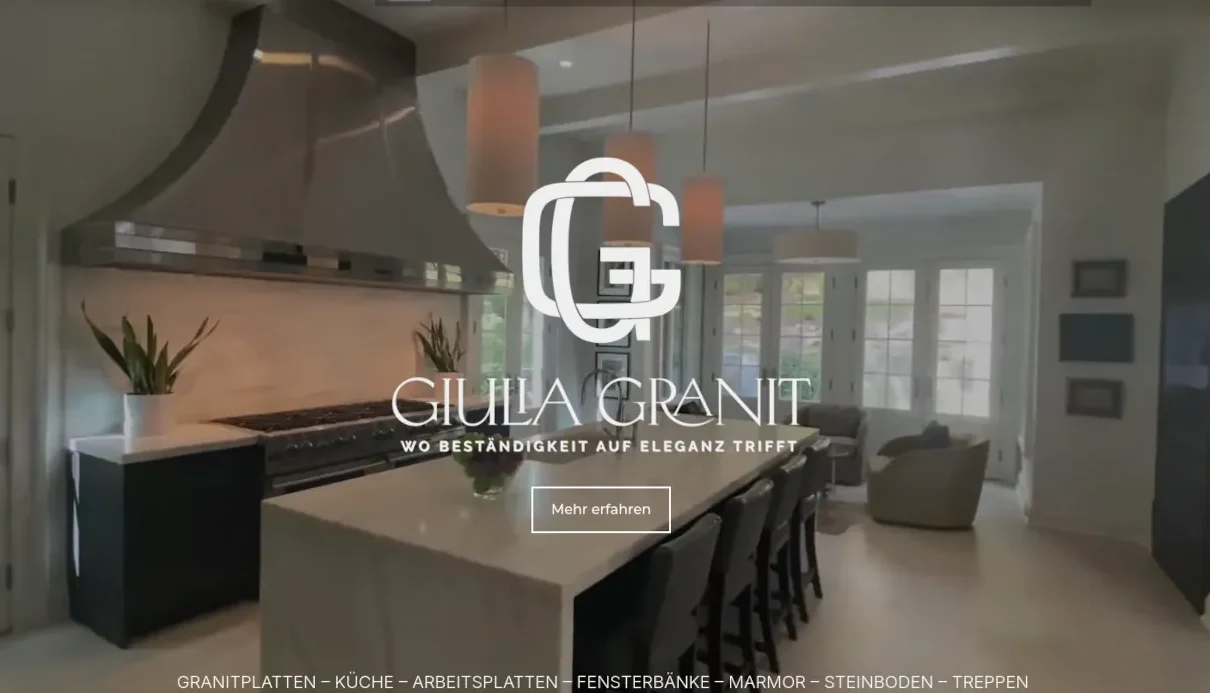 Giulia Granit neue Webseite online